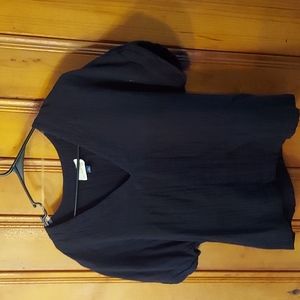 Linen v-neck top